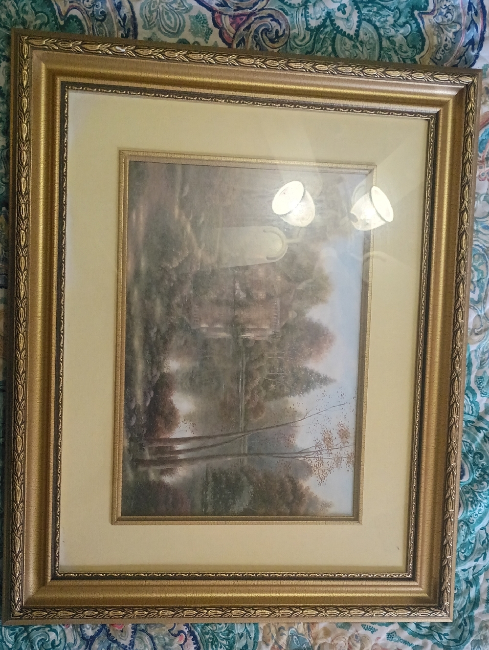 Framed Betsy Brown Scotney Castle